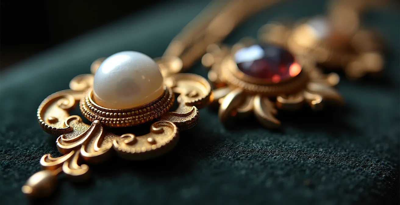 Historische Schmuckwerkstatt mit Jugendstil und Art Déco Elementen