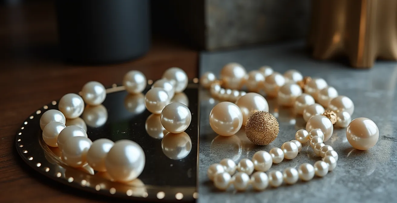 Moderne Interpretation von Perlenschmuck im Berliner Street Style