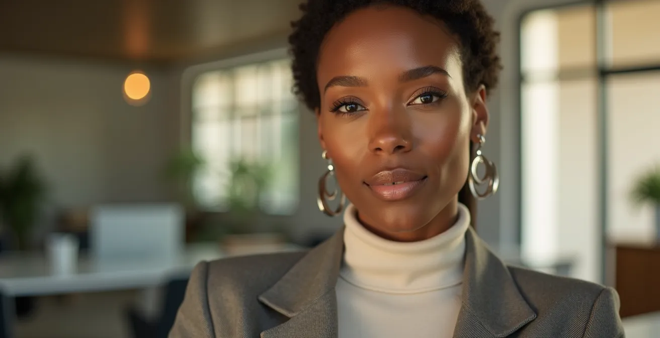 Oversized-Blazer elegant kombiniert mit hochwertigen Basics für den Büroalltag