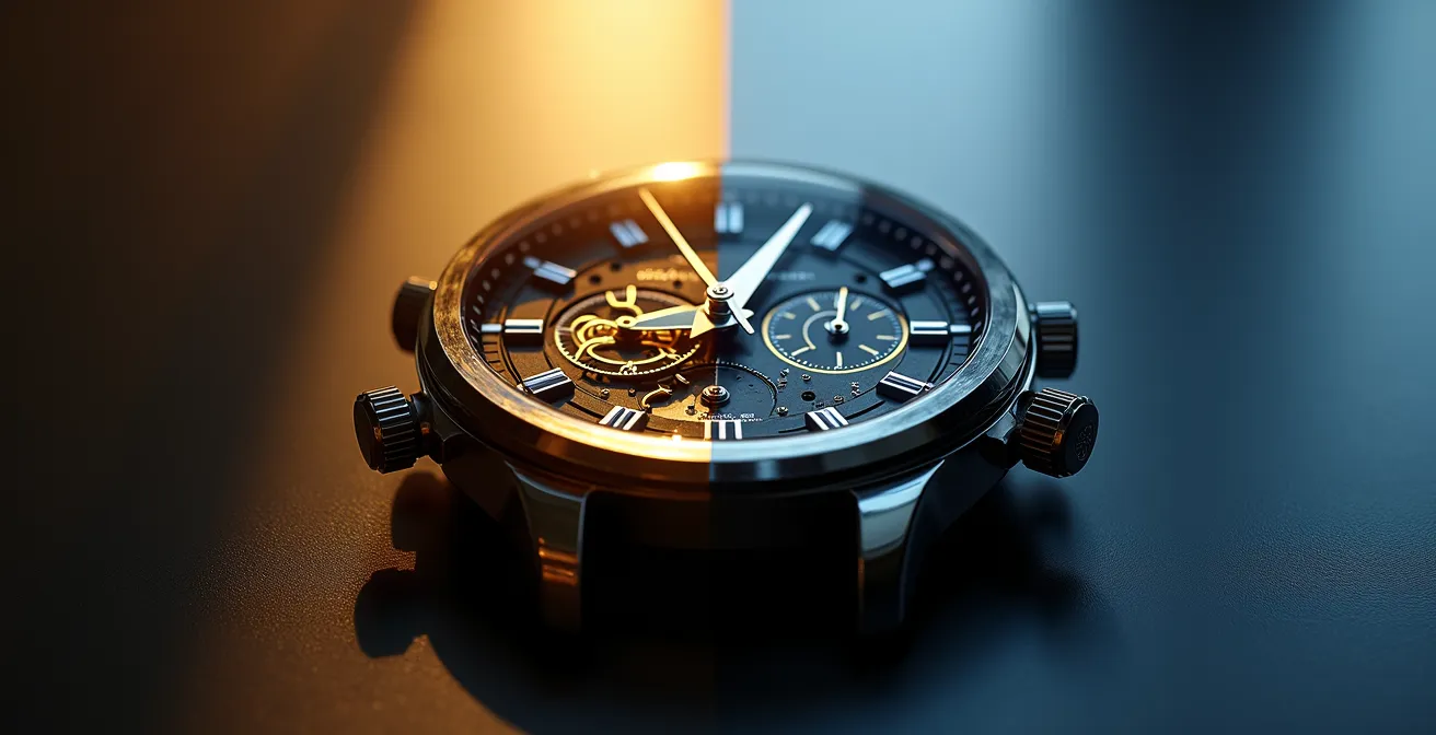 Vergleich der mechanischen Funktionsweise von True GMT und Office GMT Uhren